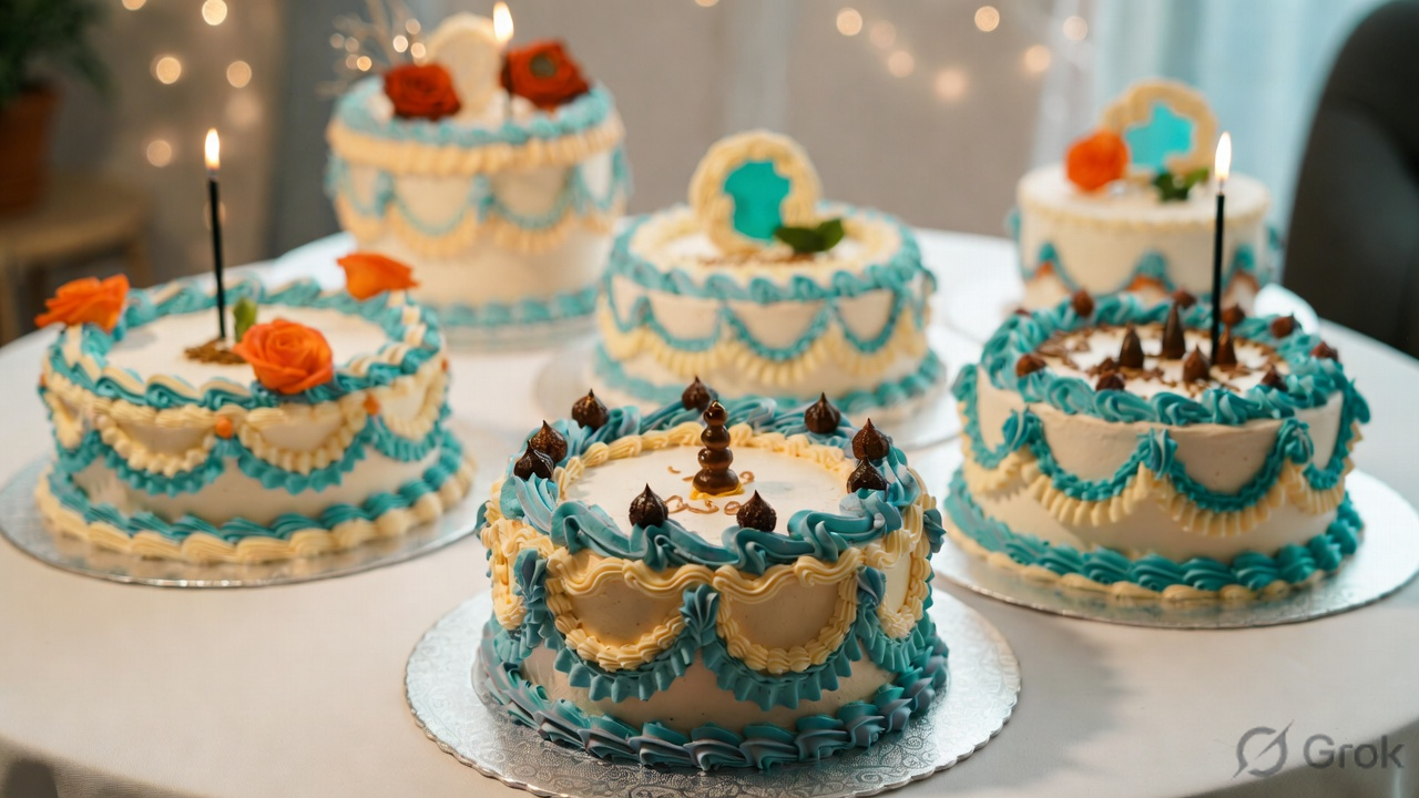 Decorative Sweet Moment celebration cake